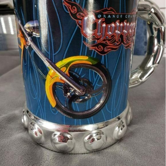 2004 Orange County Choppers Motorcycle Hog Bike Ceramic Coffee Drink Mug Cup - Picture 6 of 6